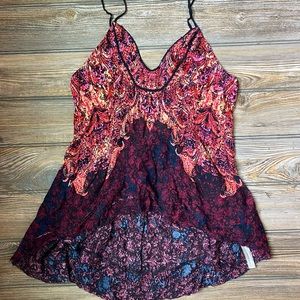 Free people tank top beaded women’s size XS